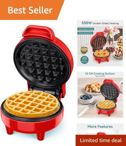 Modern mini waffle maker - mini,