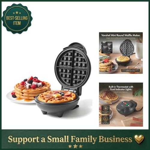 Cool touch mini waffle maker - cool,
