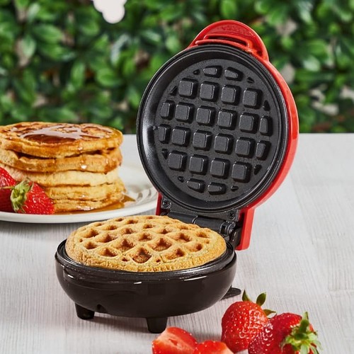 Mini waffle maker 550w - waffle,