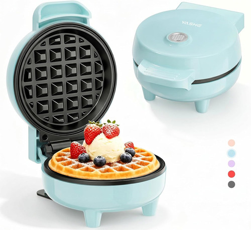 Mini waffle maker 550w - waffle, maker,